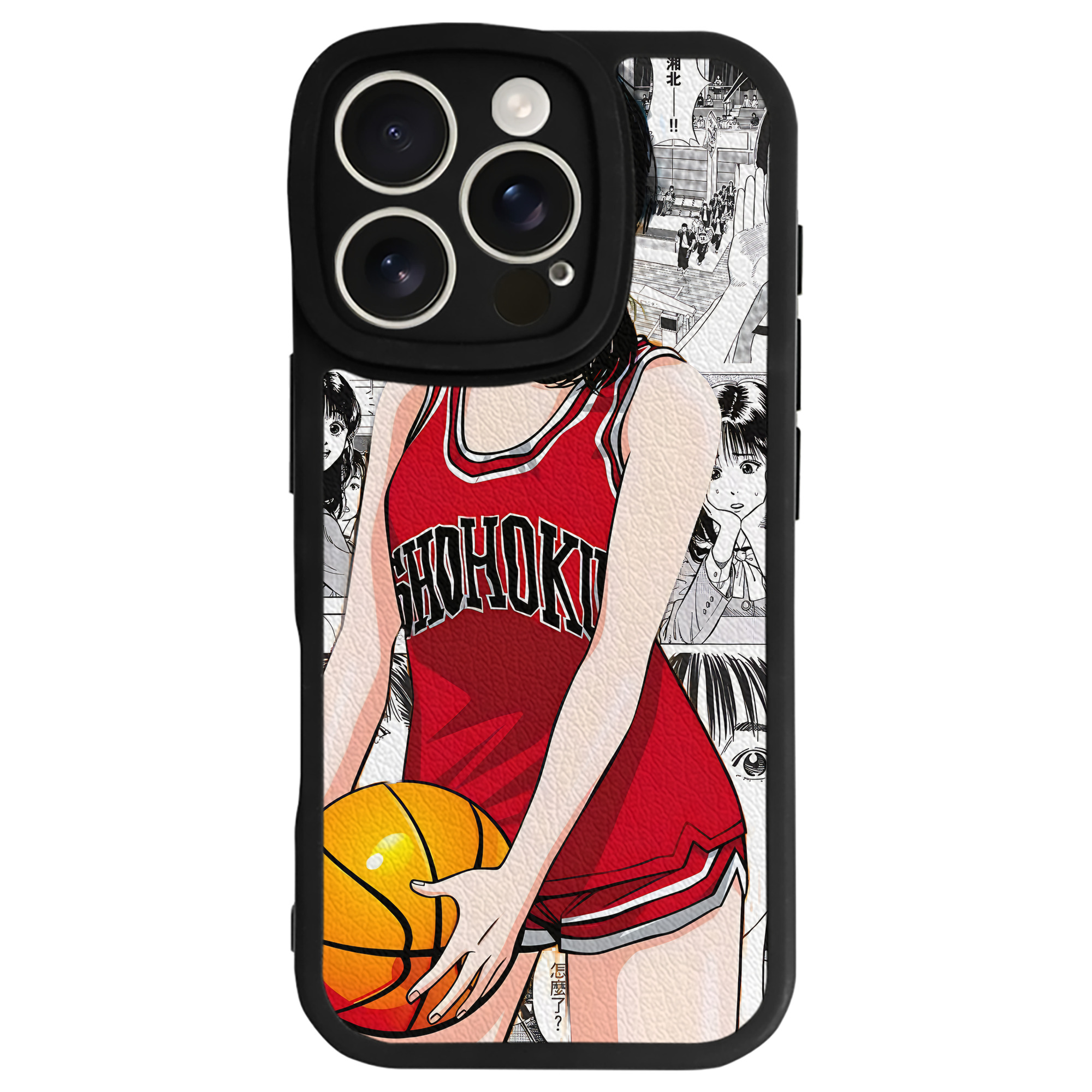（画像用） SLAM DUNK／スラムダンク 【iPhone 16シリーズ対応】シリコンスマホケース（レザー調） 材質：シリコン